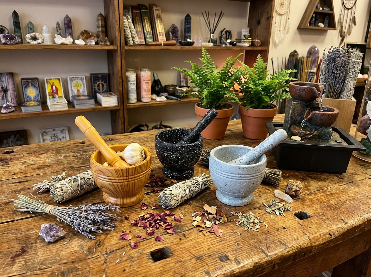 Resin Mortar and Pestle Set