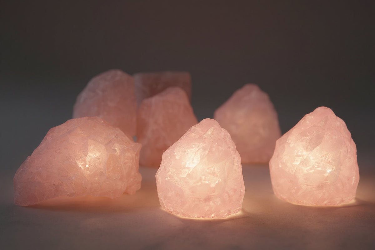 Crystal Raw Stone USB Night Light