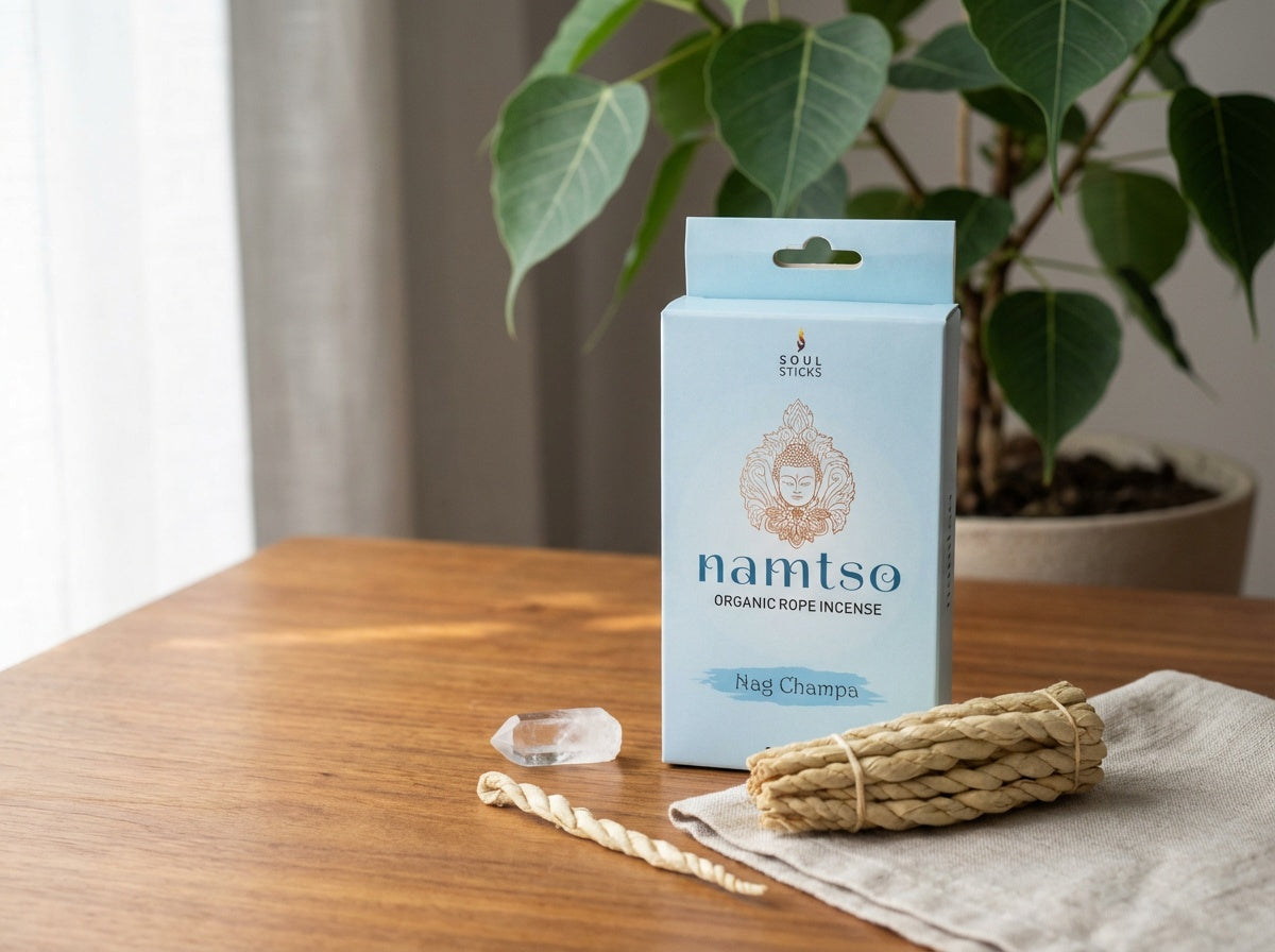Incienso orgánico en forma de cuerda Namtso