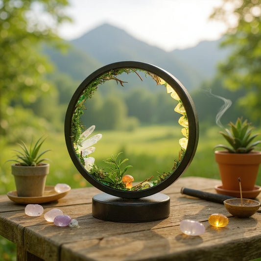 LED Natural Quartz Forest Nightlight