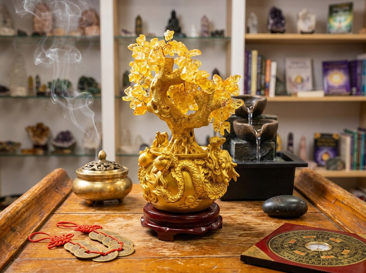 Chinese Citrine Money Tree