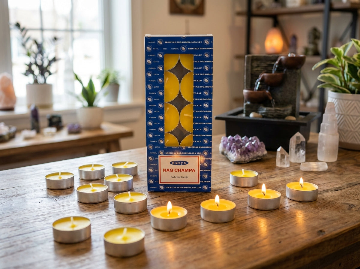 Satya Nag Champa Tealight Candles