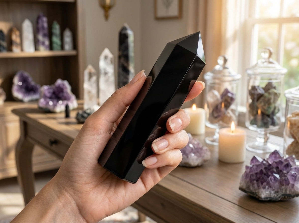 Black Obsidian Obelisk