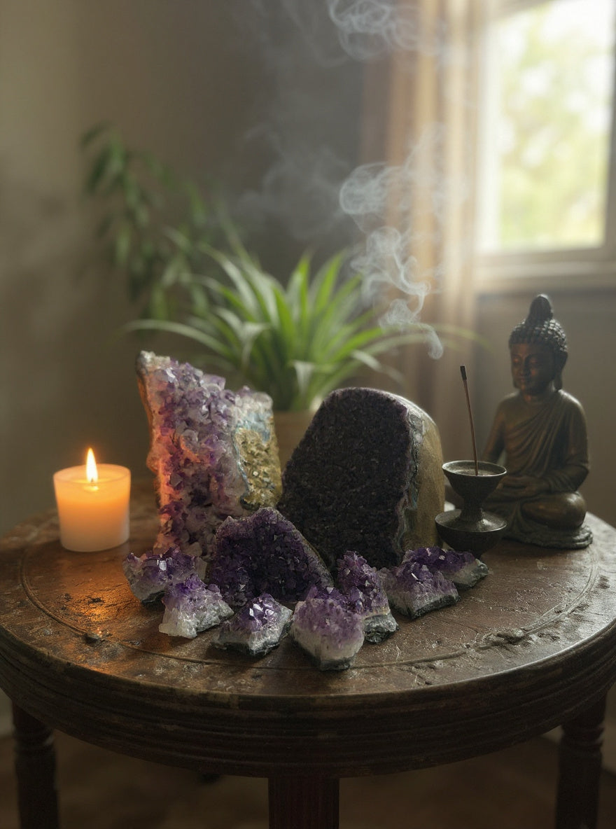 Amethyst Raw Clusters