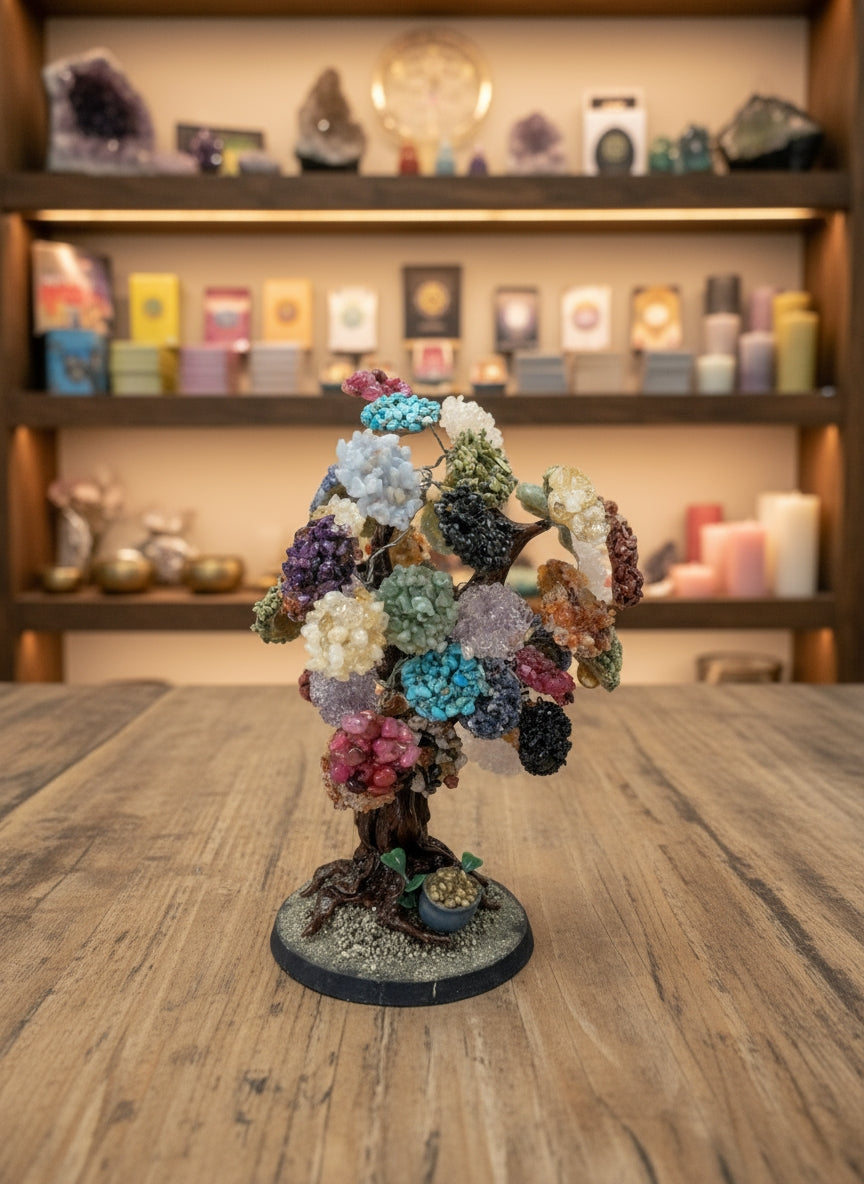 Peruvian Gemstone Bonsai Tree of Abundance