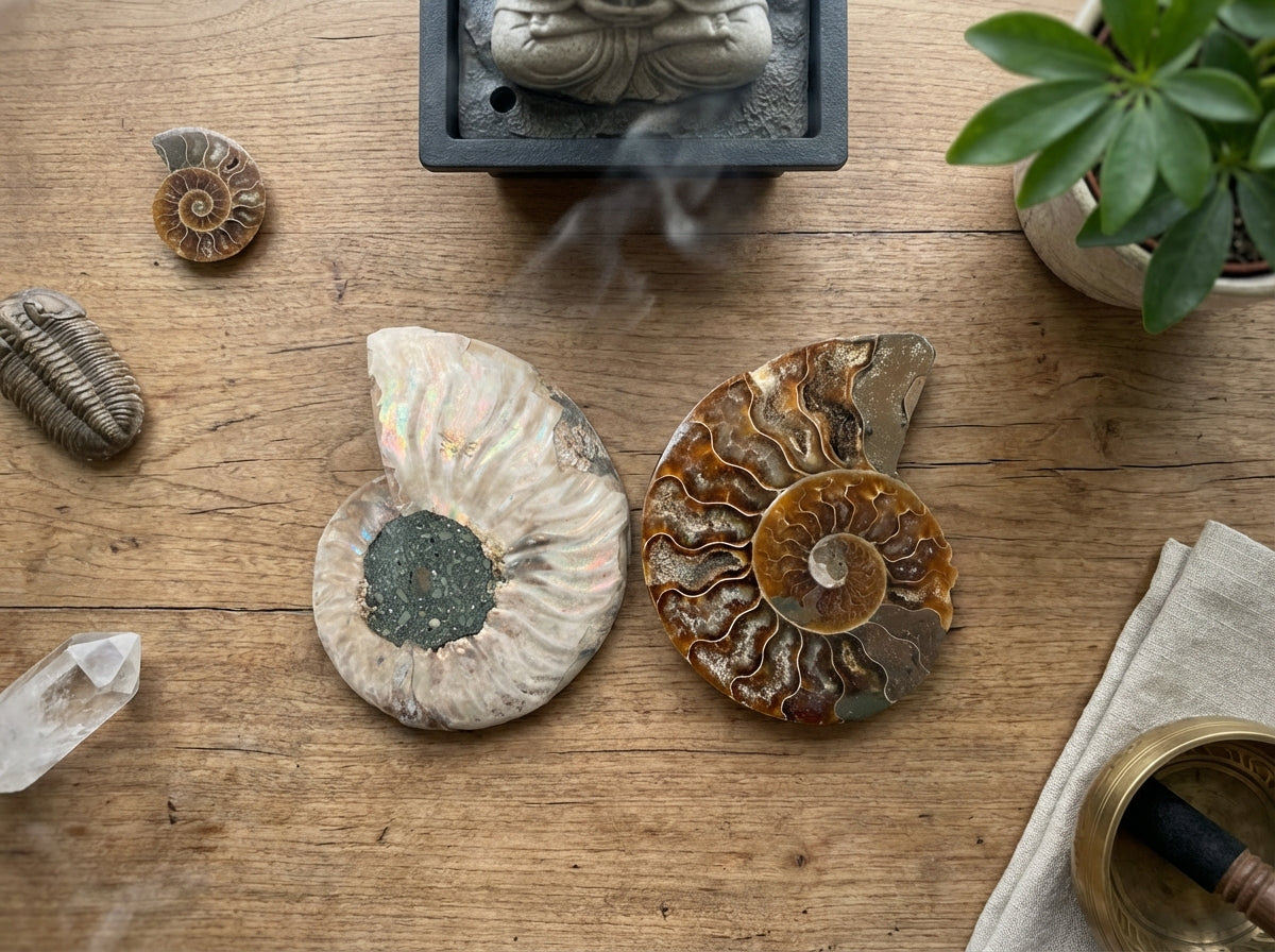 Medium Polished Ammonite Fossil