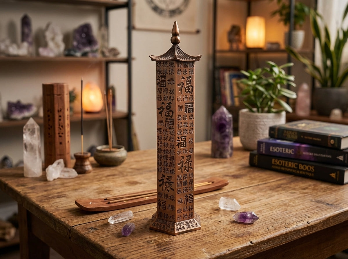 Chinese Standing Incense Holder