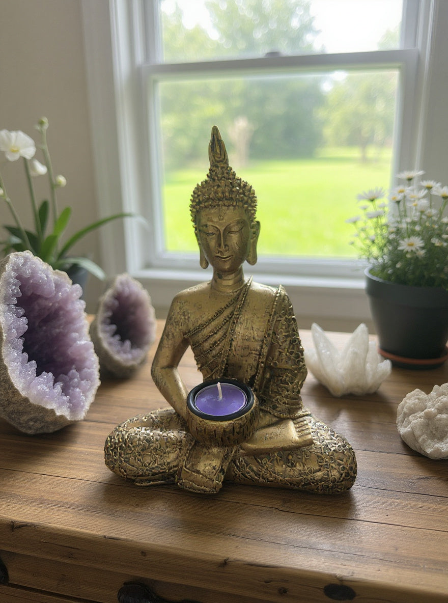 Velas de té de chakras sin aroma