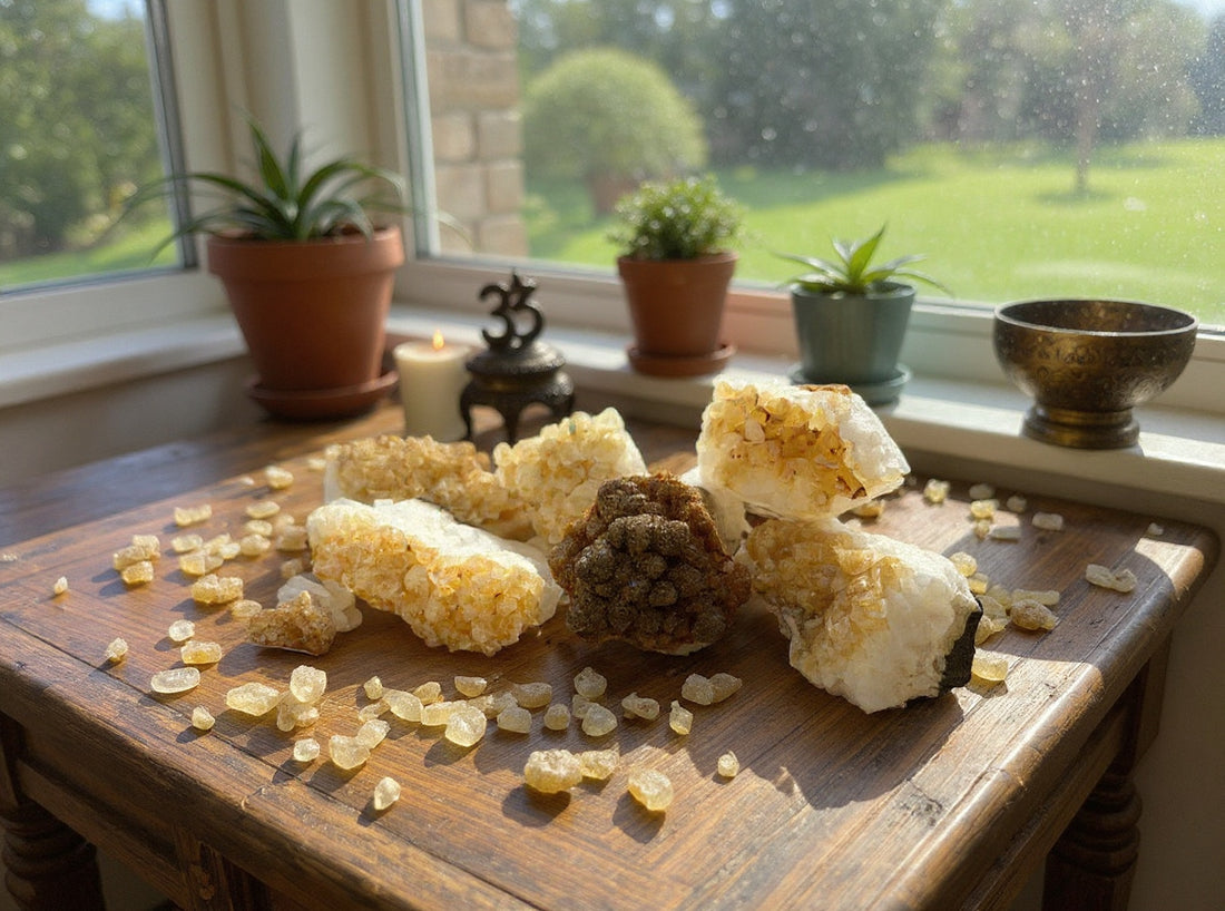 Citrine Clusters (STN160)