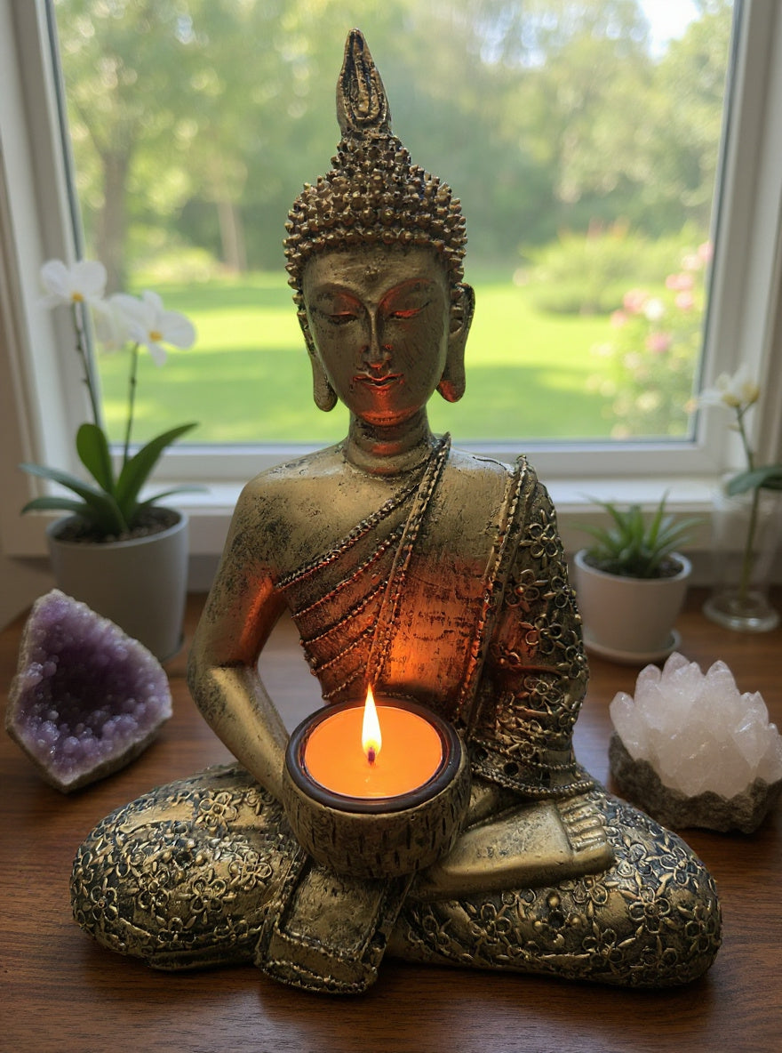 Velas de té de chakras sin aroma
