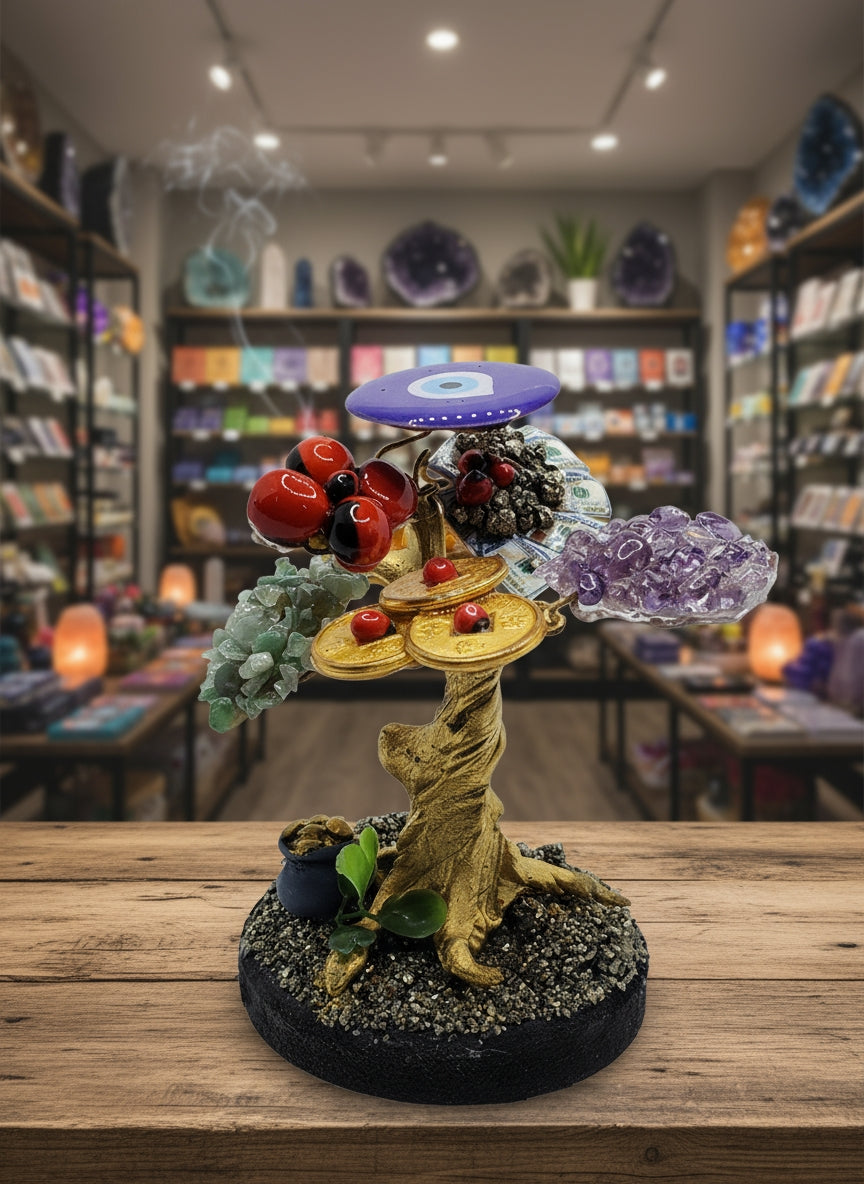Peruvian Gemstone Bonsai Tree of Abundance
