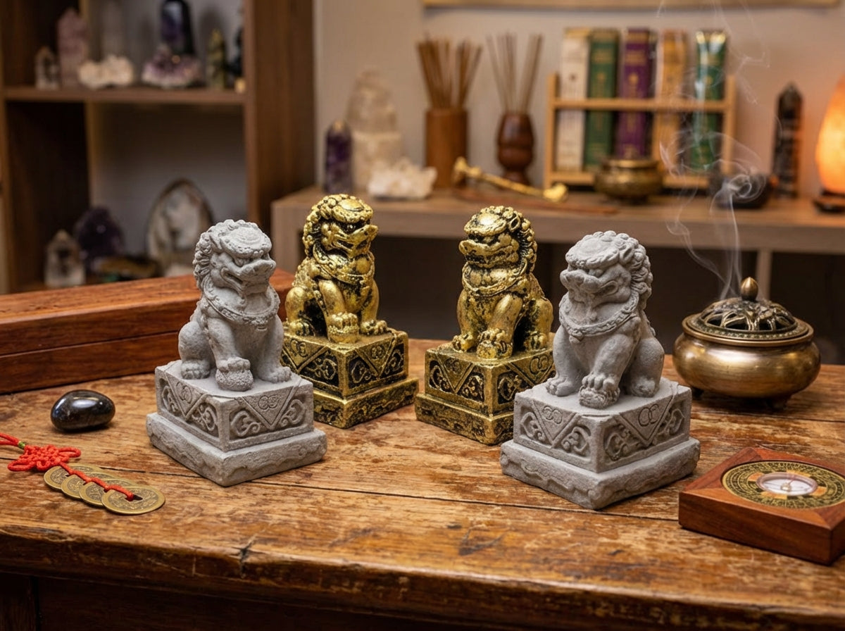 Miniature Foo Dog Statue