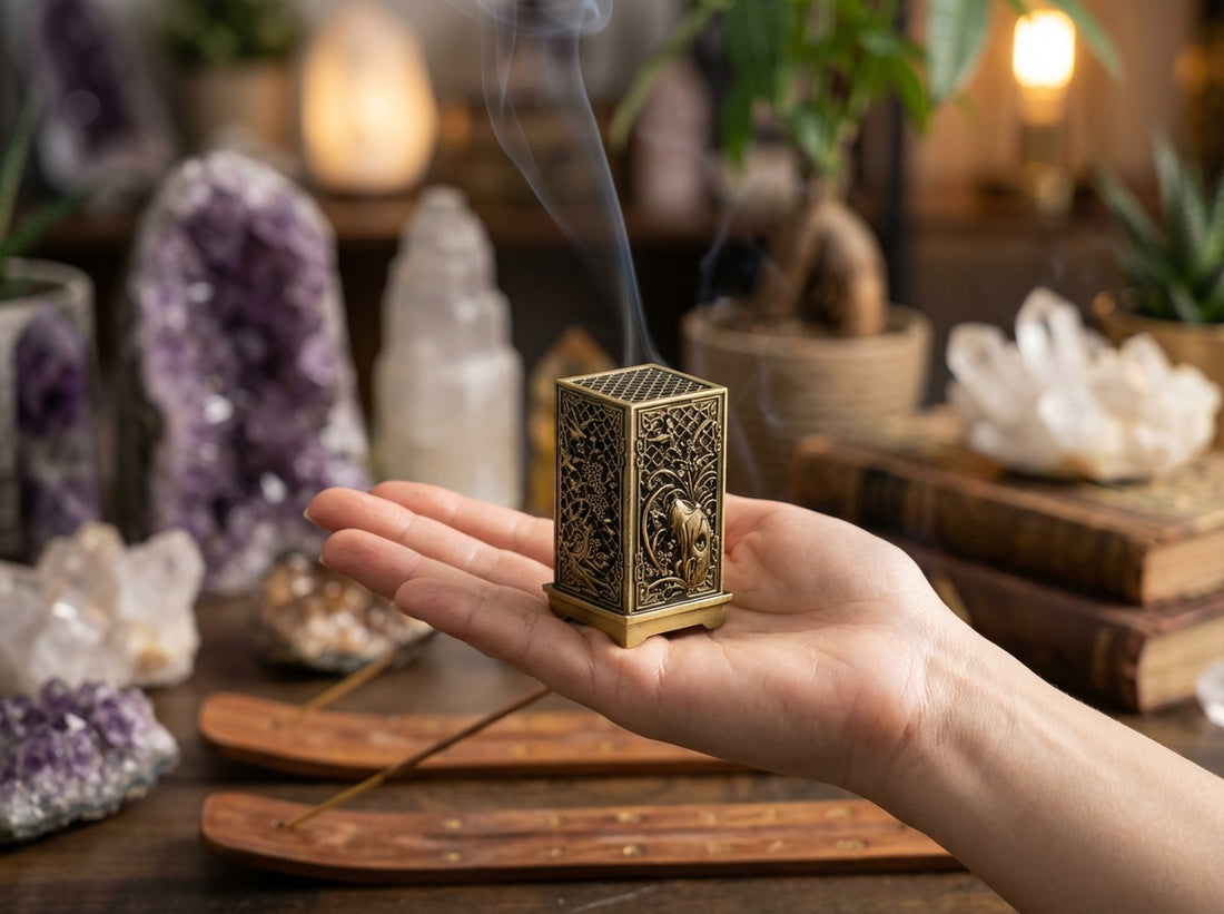 Chinese Metal Incense Holder