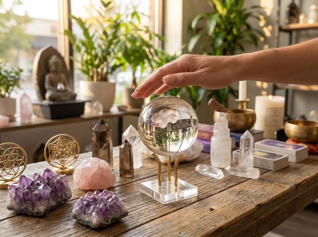 Clear Crystal Ball 4.5"