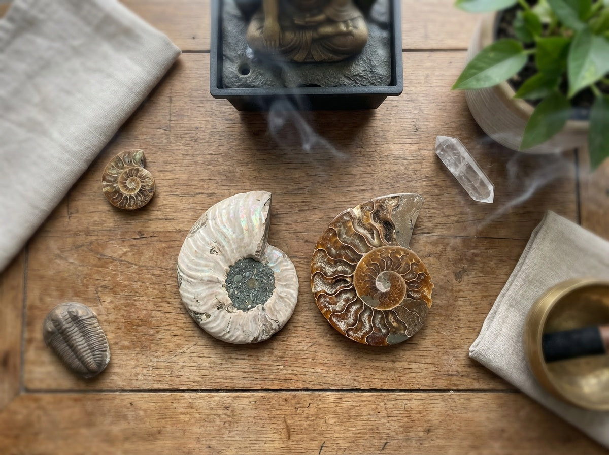 Small Polished Ammonite Fossil