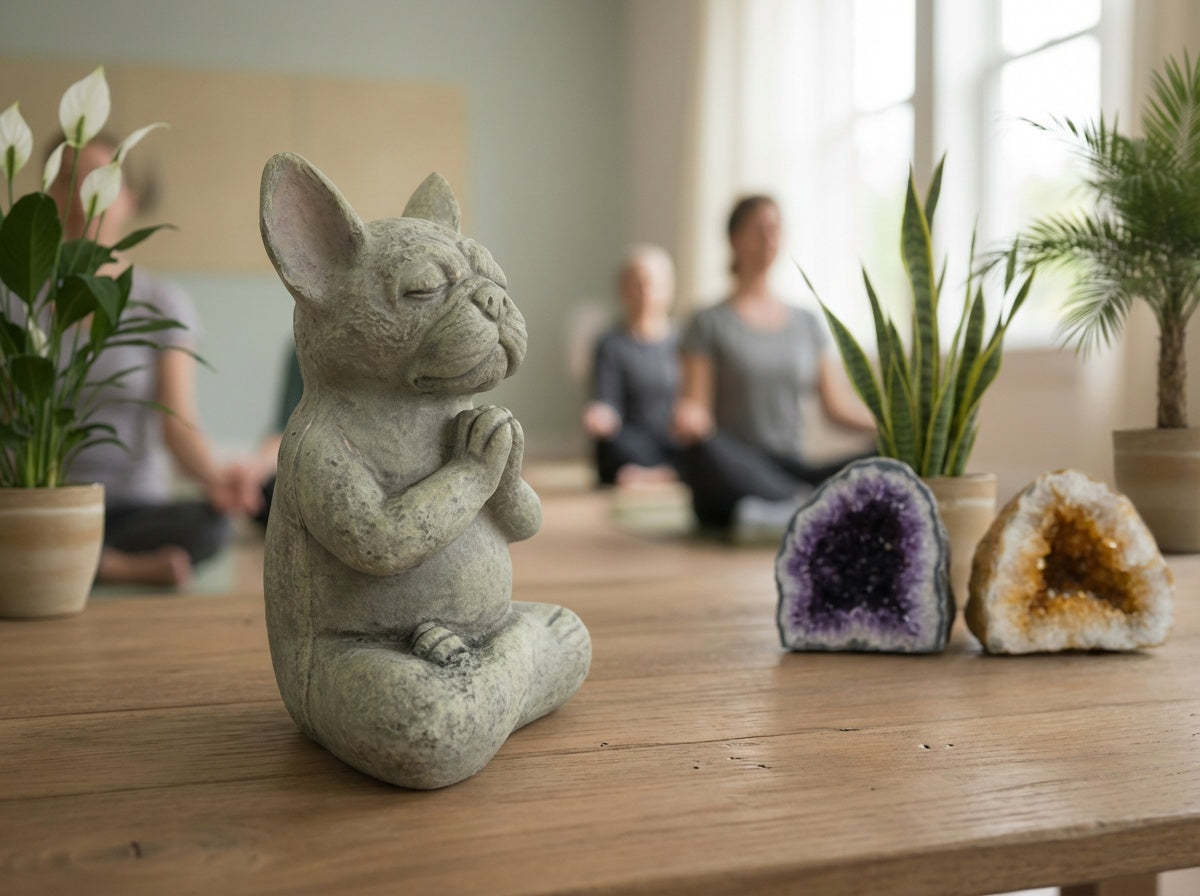 Meditating Bulldog
