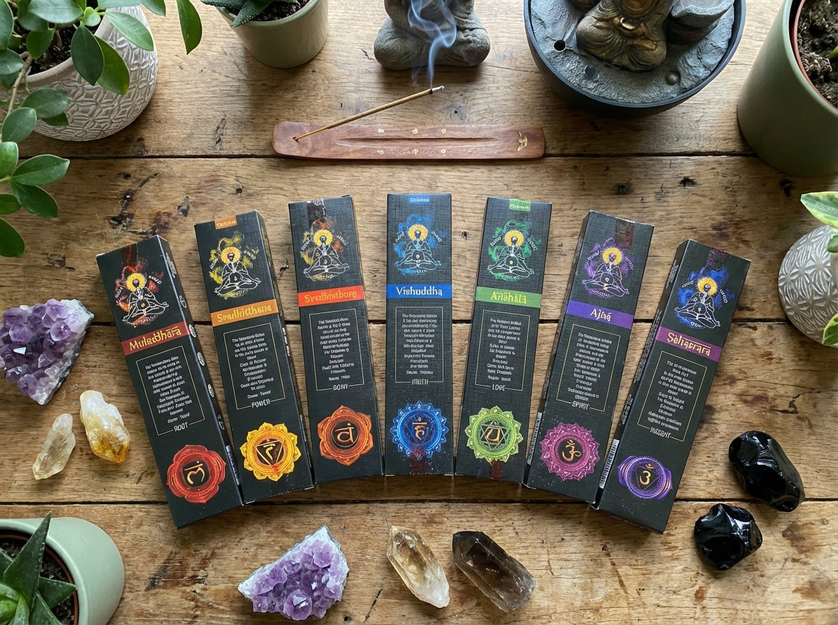Incienso Goloka Siete Chakras - 15 Gramos