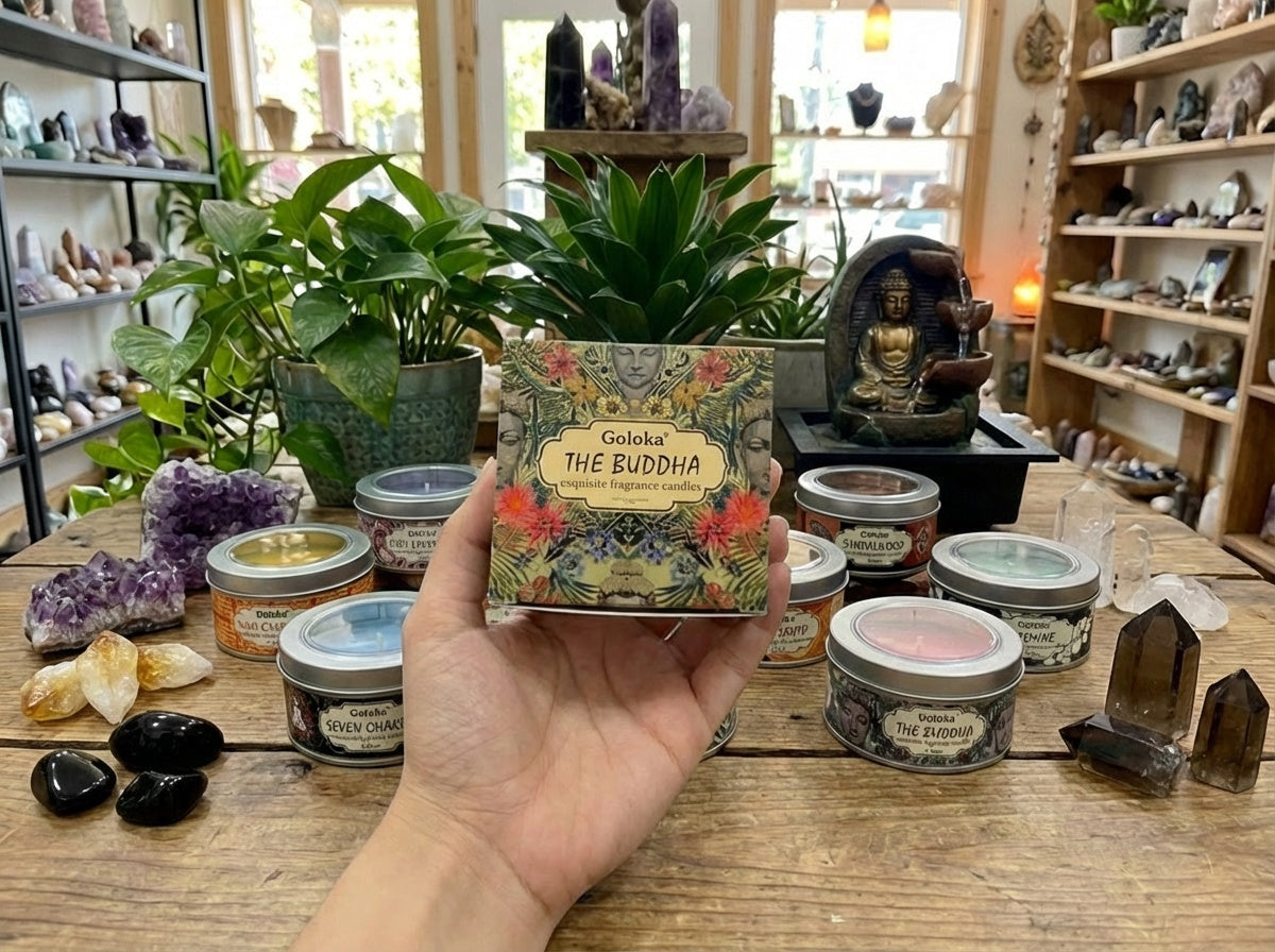 Velas de hojalata Goloka