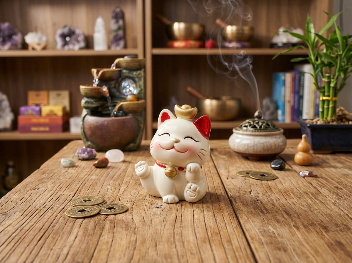 Joyful Whispers Maneki-Neko