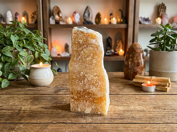 Raw Orange Calcite Freeform