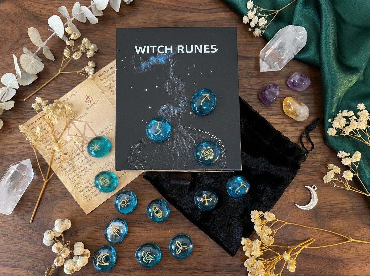 13 Pieces Runes Set