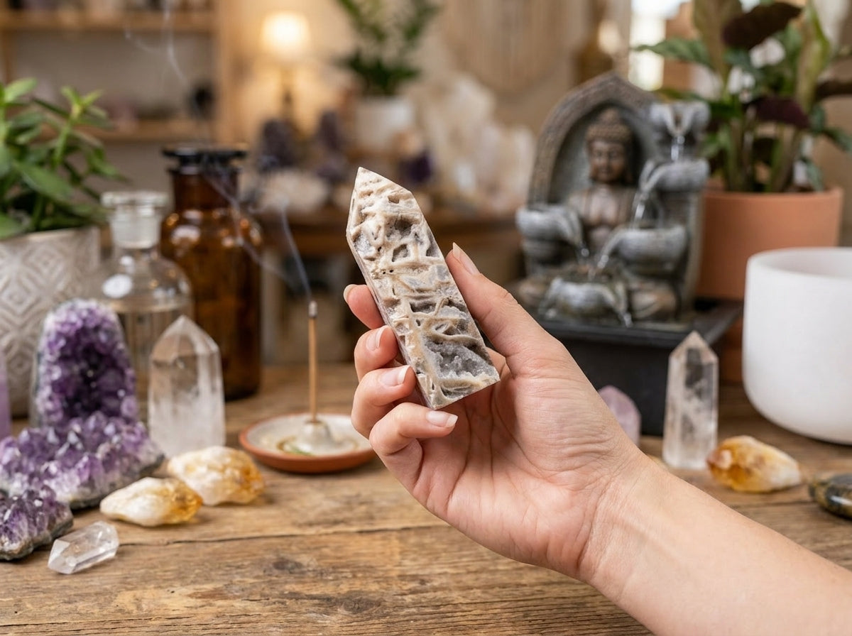 Druzy Sphalerite Obelisk