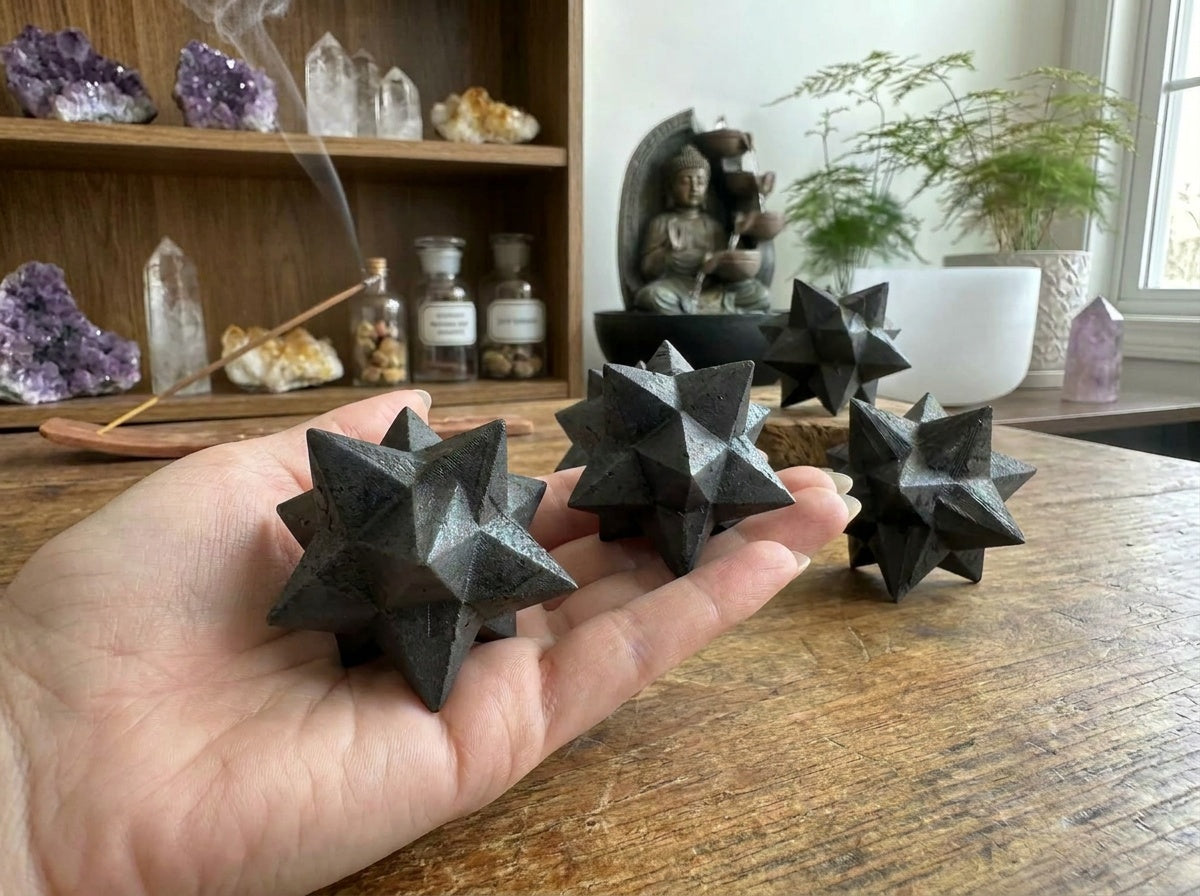 Shungite Carved Merkaba