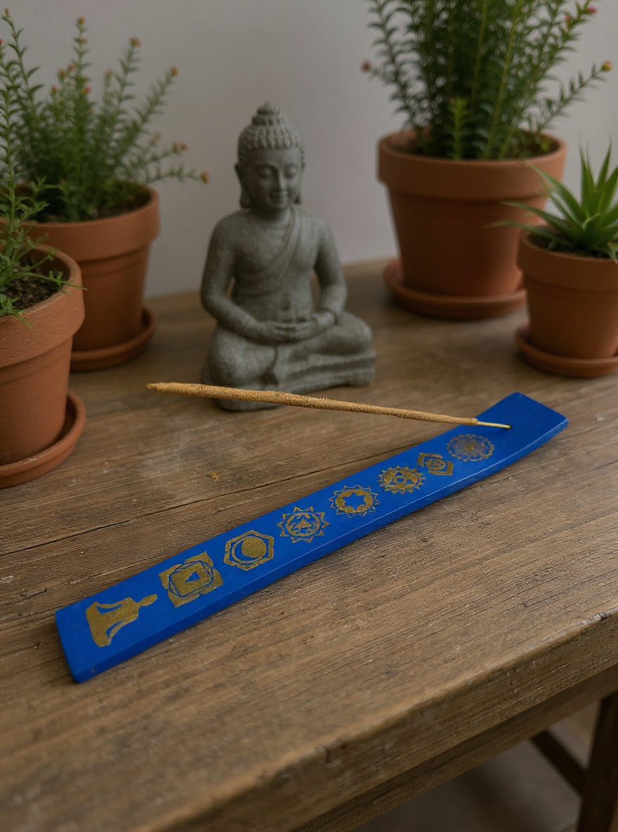 YOG Chakra Wooden Incense Stick Burner