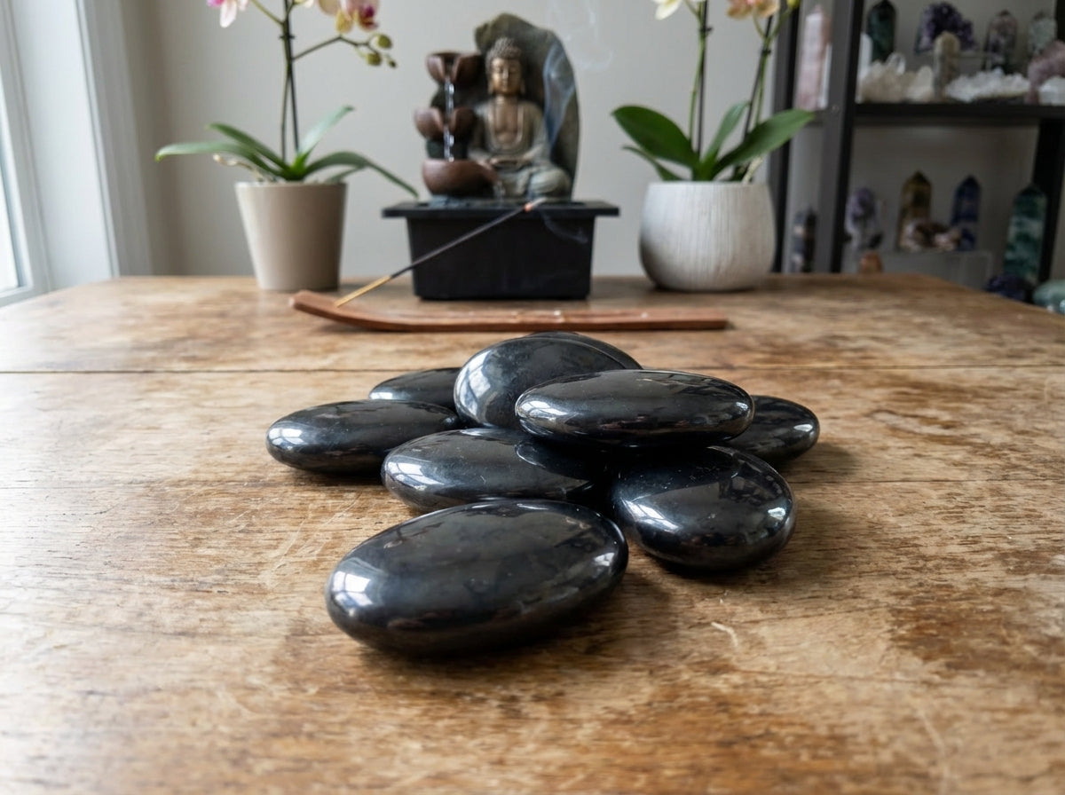 AAA Shungite Palm Stone