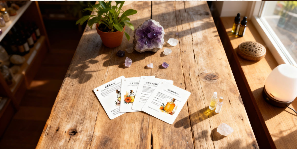 Magic Oils Grimoire Cards