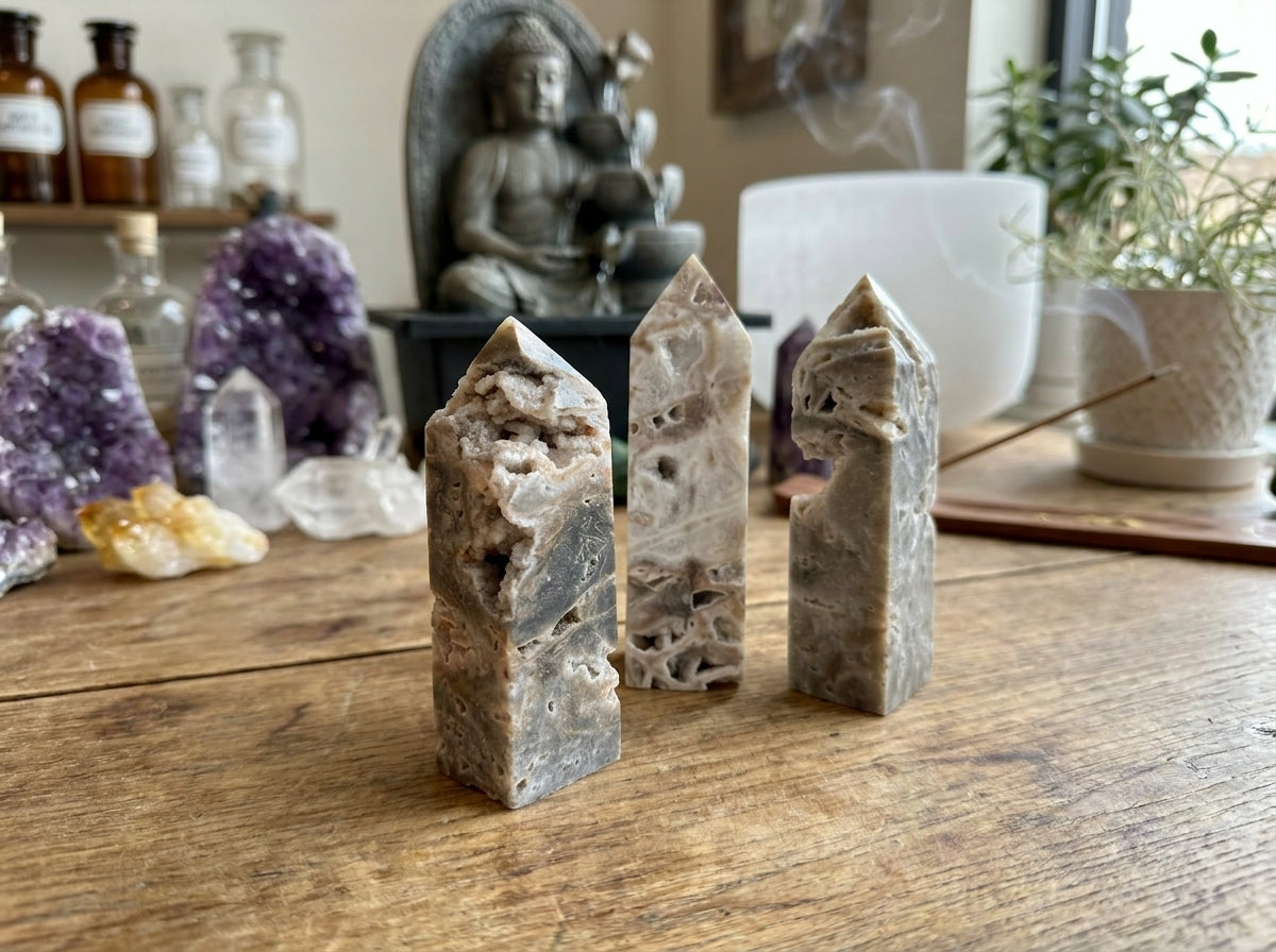 Druzy Sphalerite Obelisk