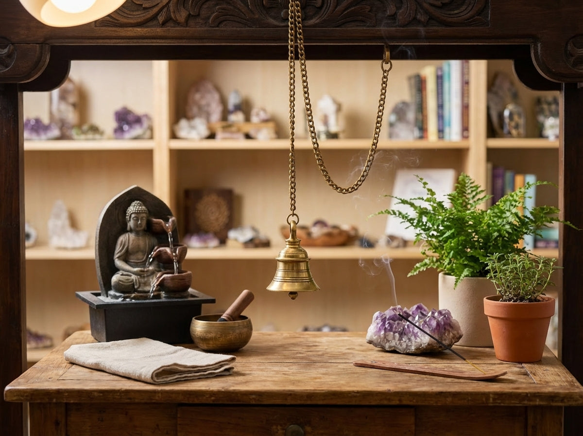 Solid Brass Hanging Bell