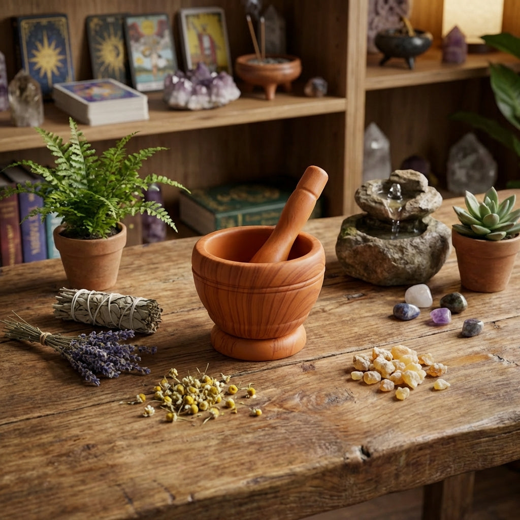 Resin Mortar and Pestle Set