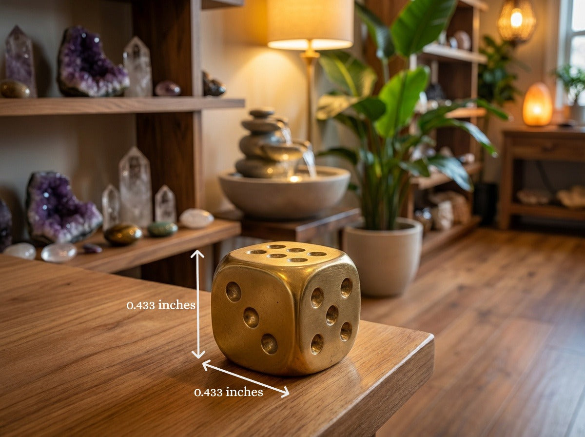 Solid Brass Dice