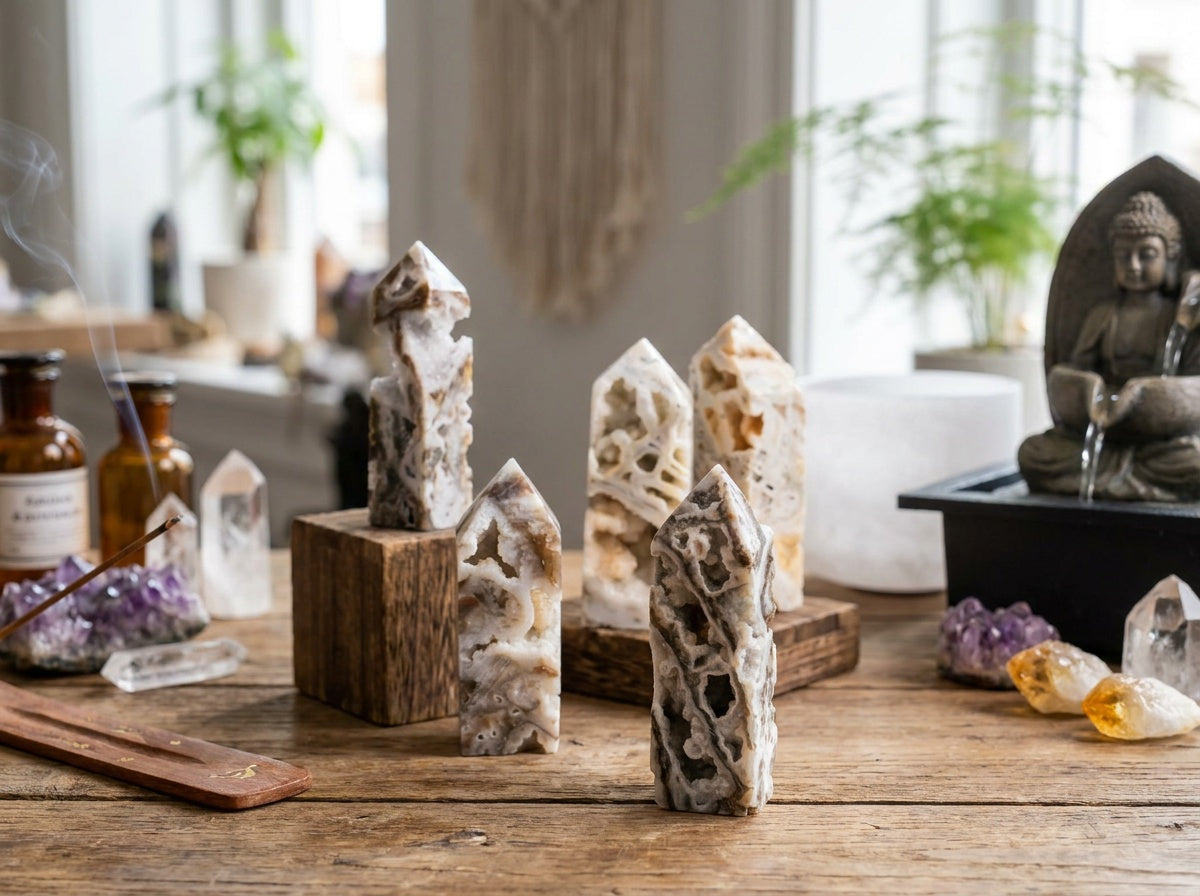 Druzy Sphalerite Obelisk