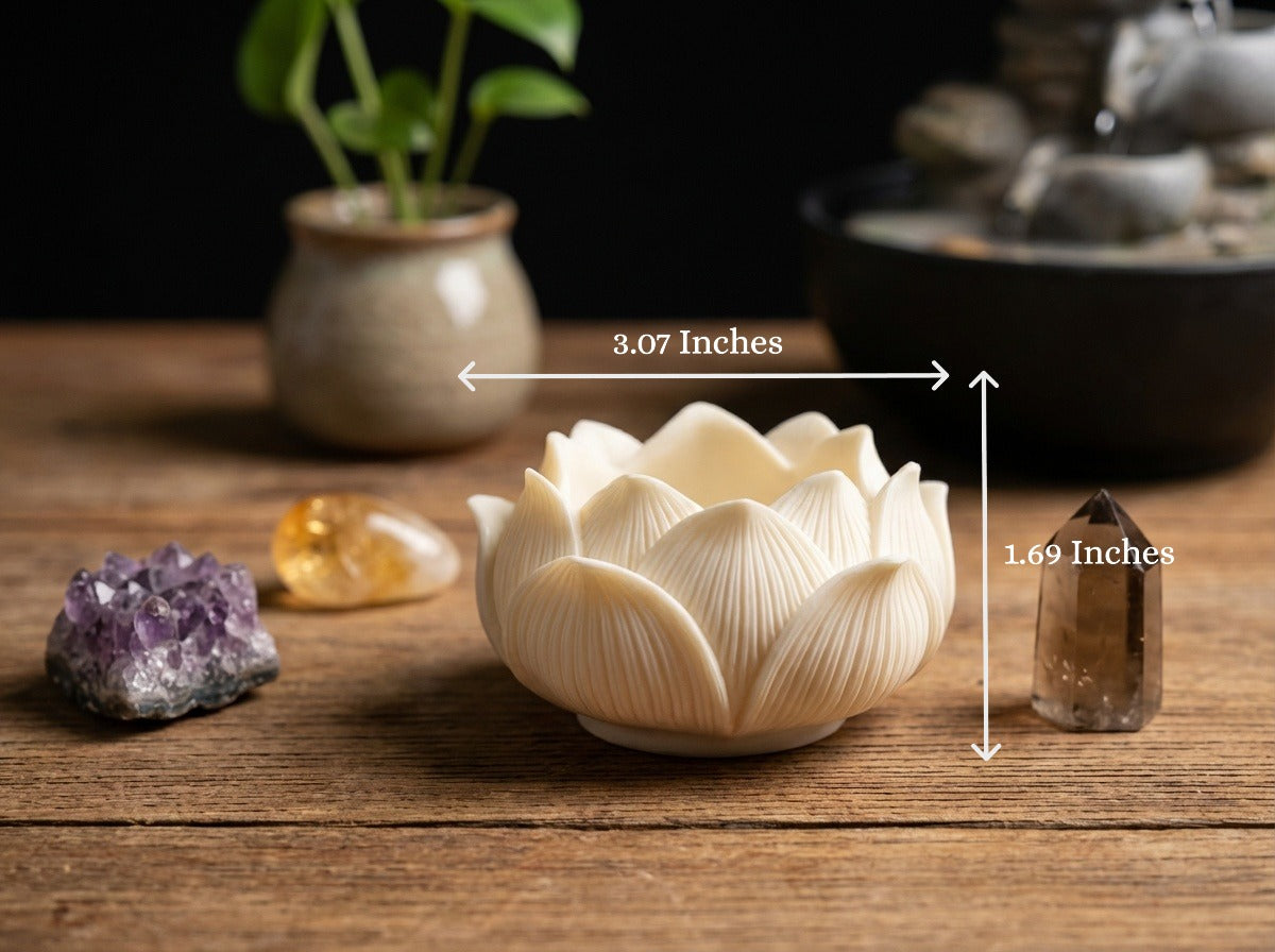 White Lotus Incense Burner
