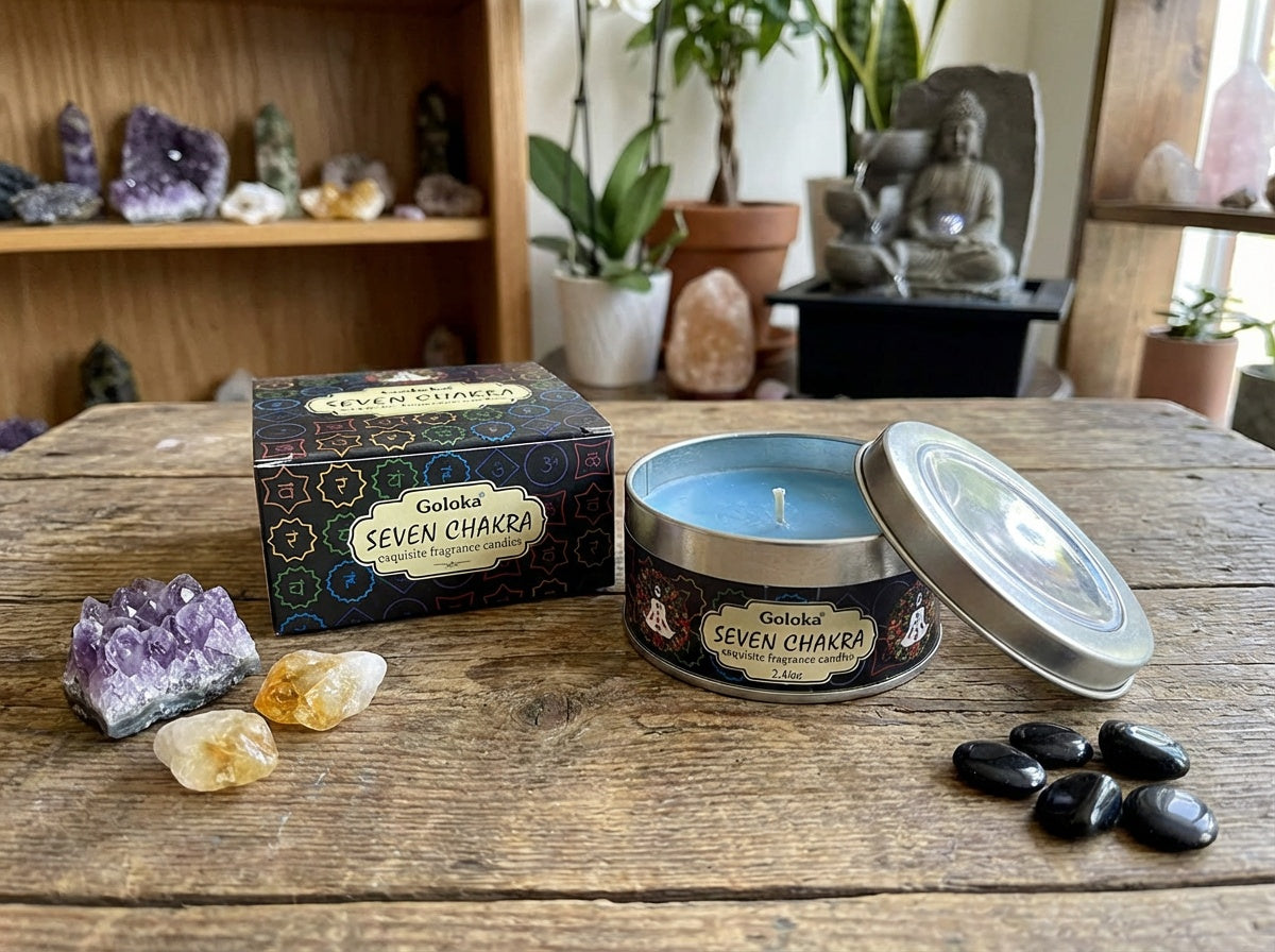 Velas de hojalata Goloka