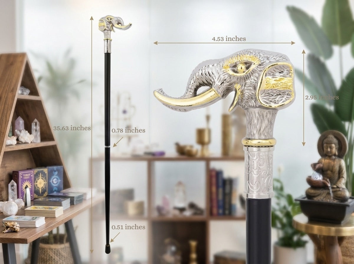 Elephant Guardian Walking Stick