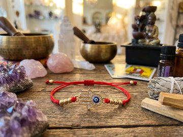 Premium Hamsa Evil Eye Bracelet