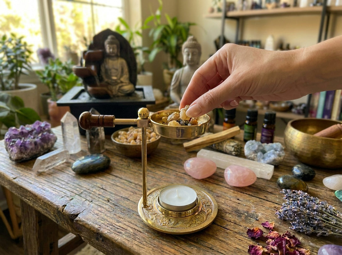 Brass Incense & Resin Burner