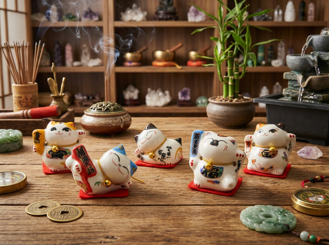 Mini Maneki Neko (Beckoning Cat)