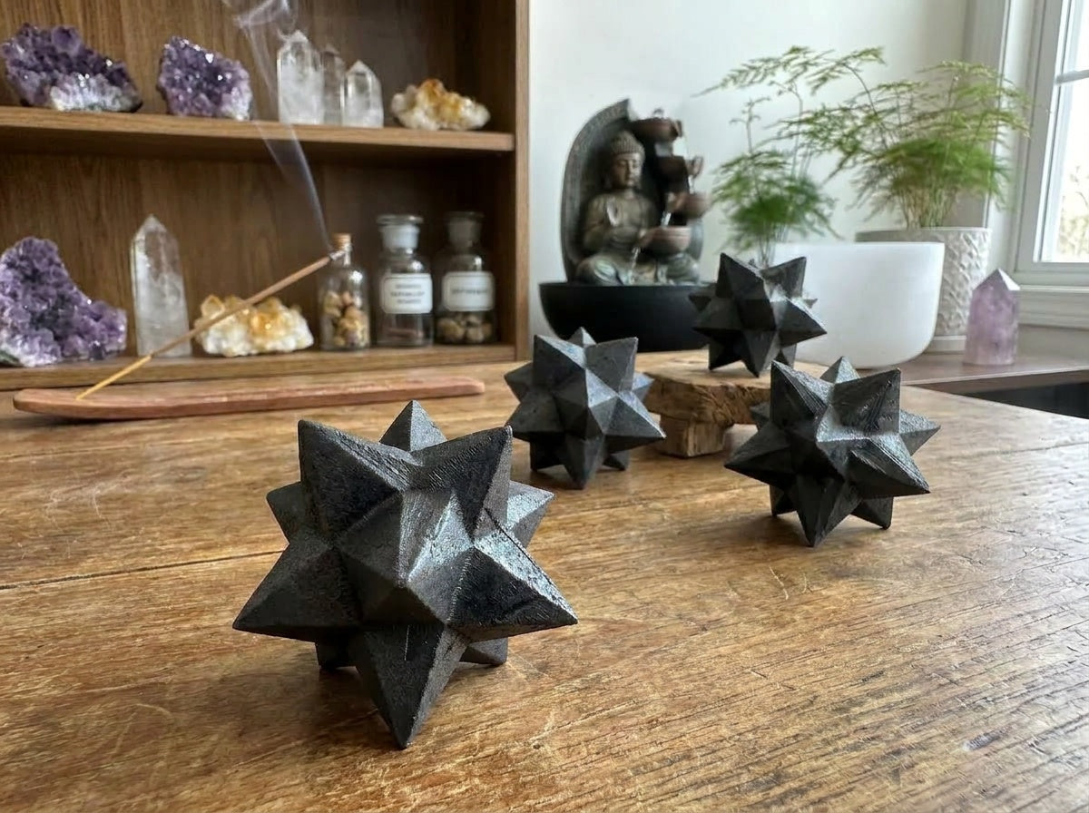 Shungite Carved Merkaba