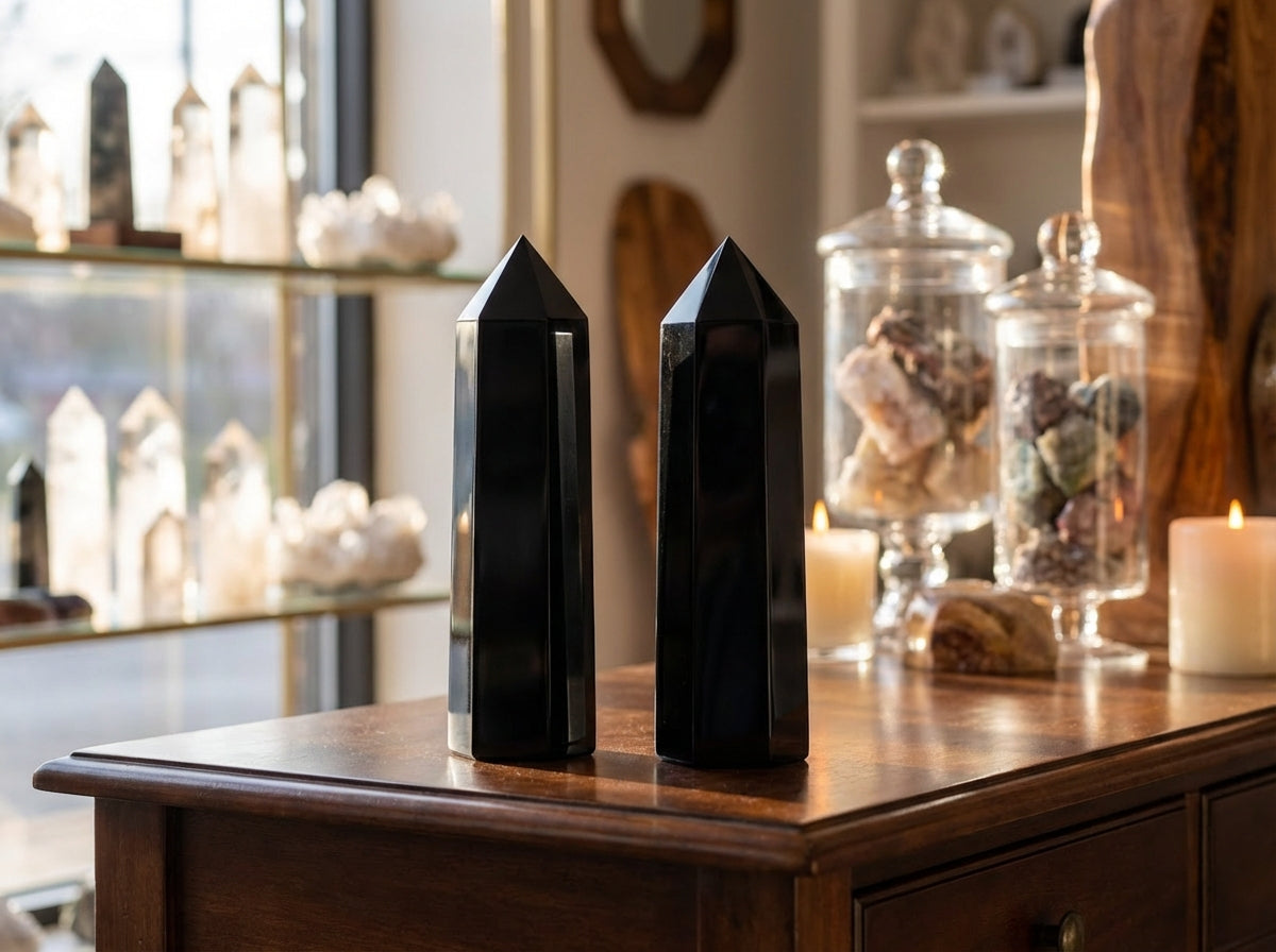 Black Obsidian Obelisk