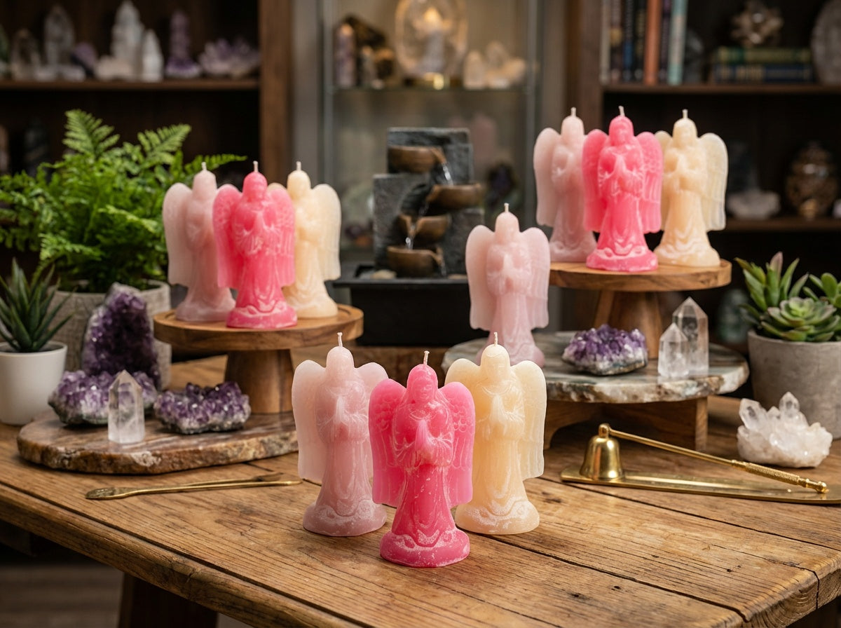 Velas de jazmín de ángel