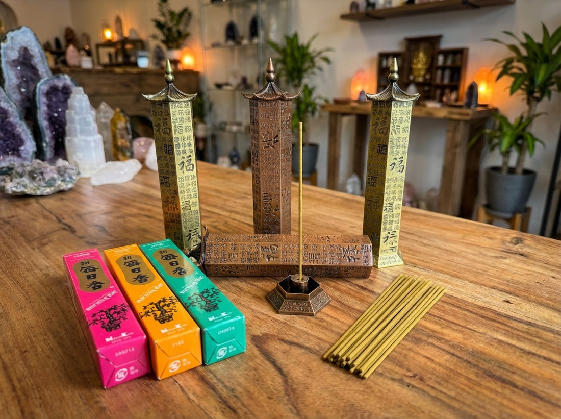 Chinese Standing Incense Holder