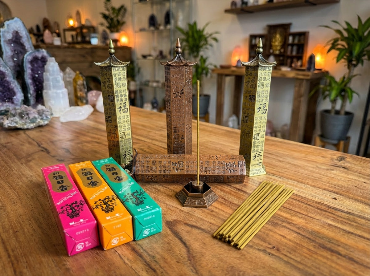 Chinese Standing Incense Holder