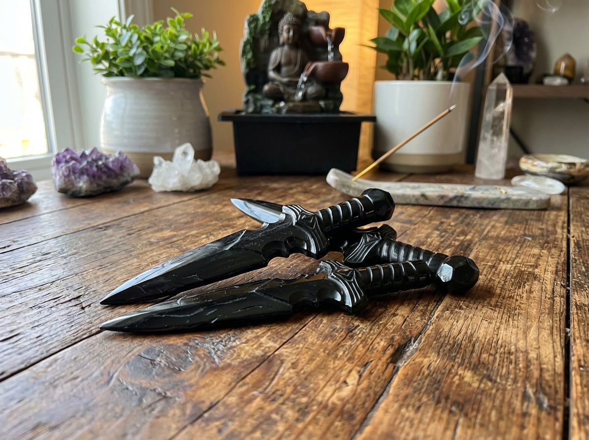 Black Obsidian Athame
