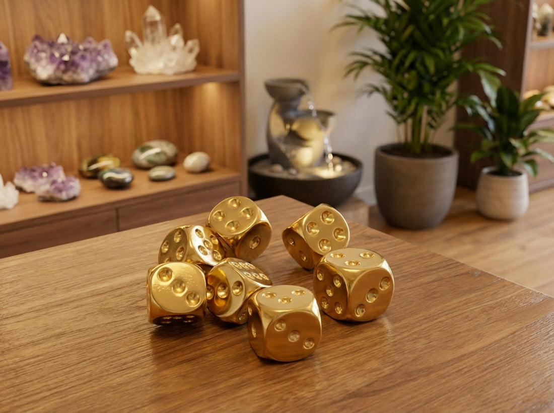 Solid Brass Dice