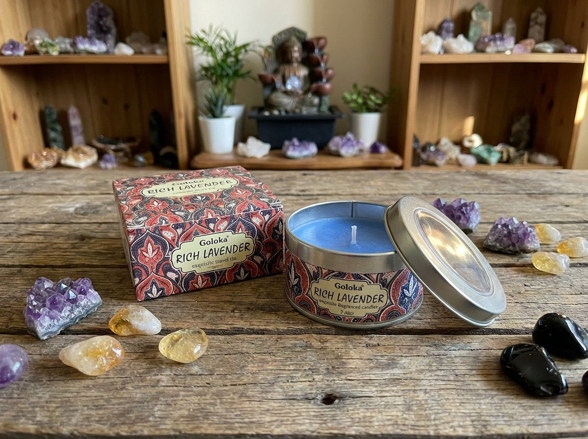 Velas de hojalata Goloka