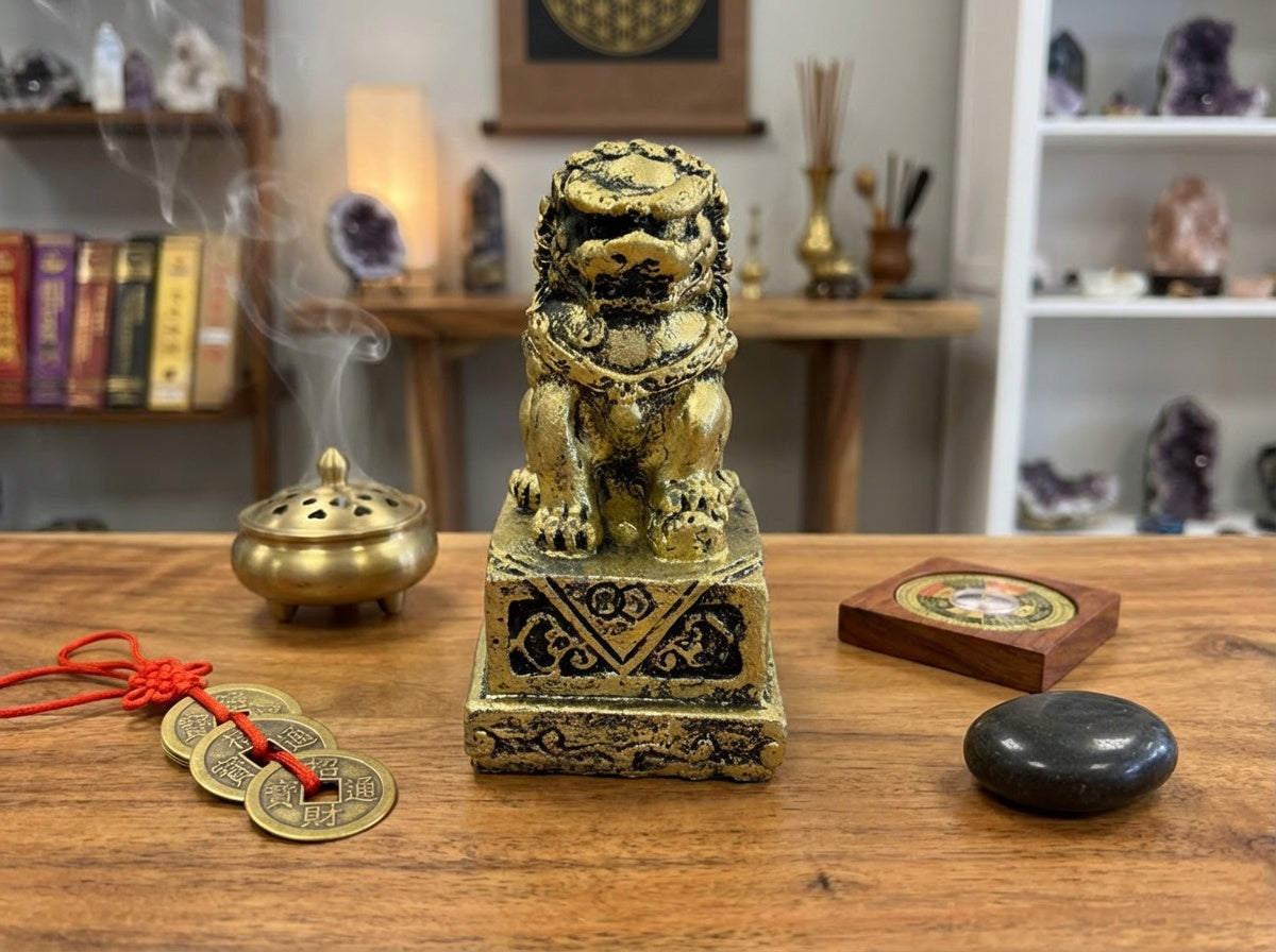 Miniature Foo Dog Statue